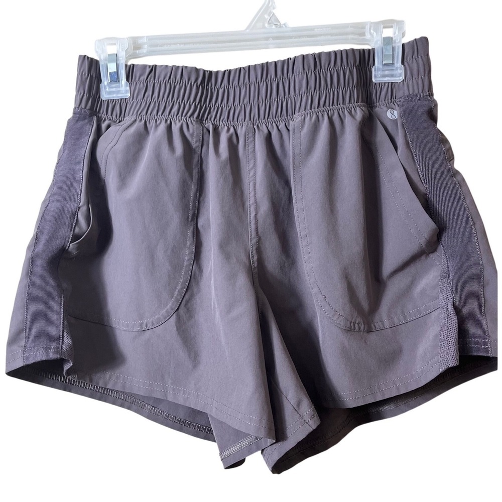 Layer 8 Womens Mauve Taupe Qwick-Dry Athletic Running Shorts Size S Gorpcore Gym